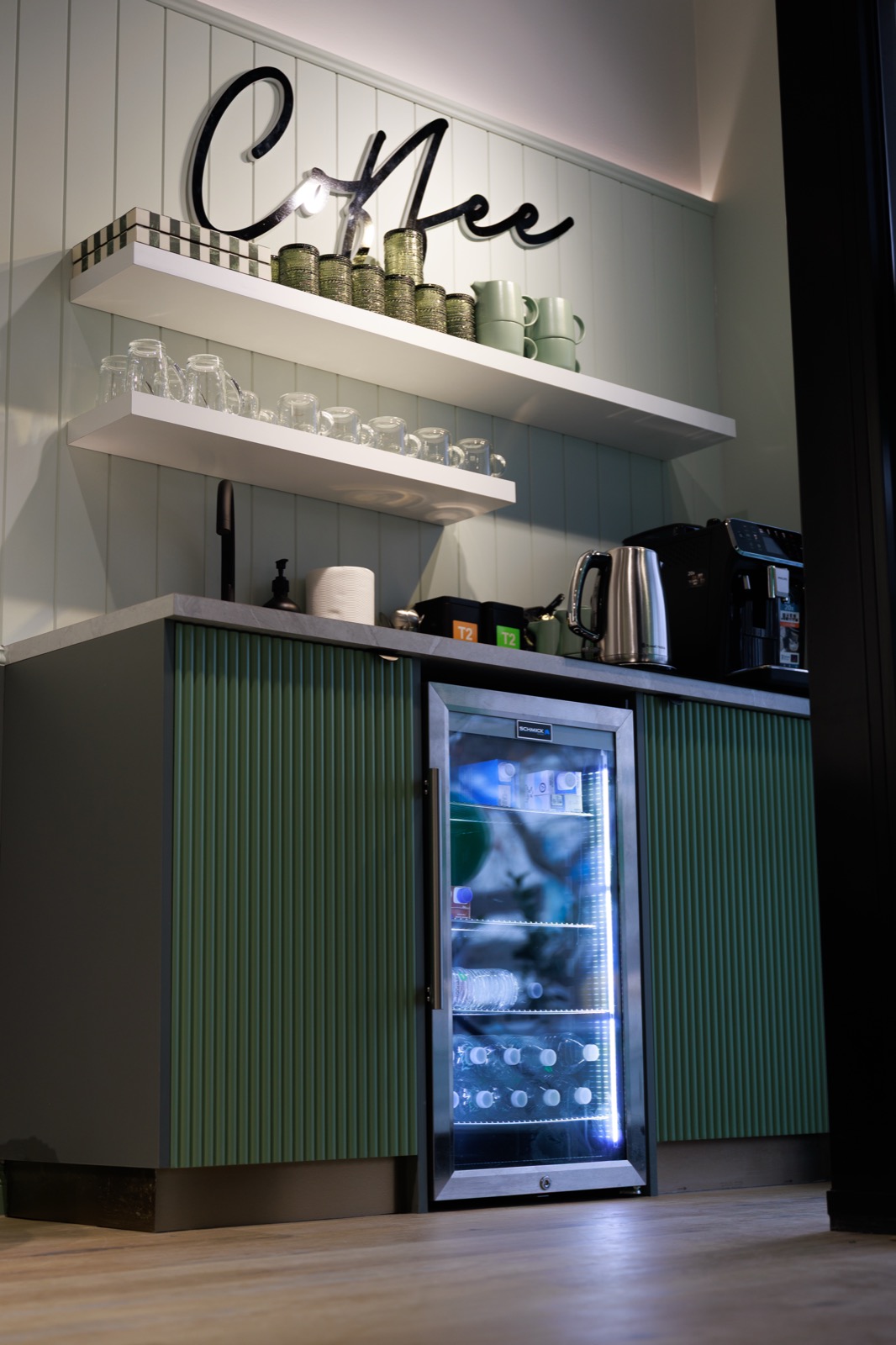 The coffee bar at Hair Avenue Braddon